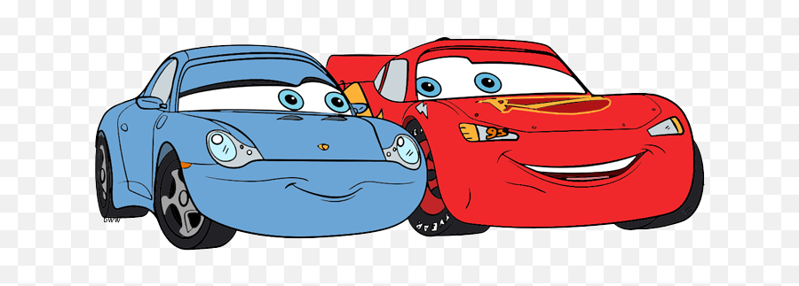 Disney Pixaru0027s Cars Clip Art 3 Galore - Lightning Mcqueen And Sally Clipart Png,Lighting Mcqueen Png