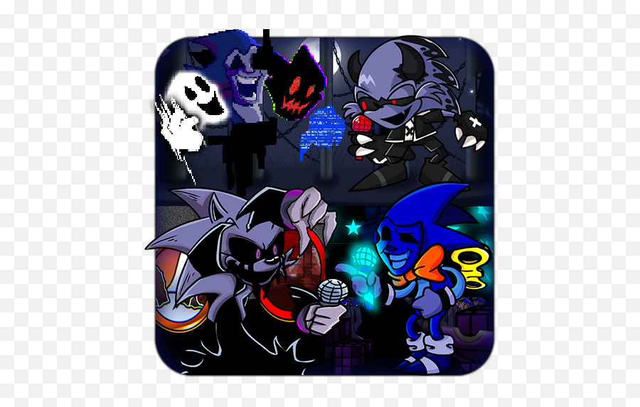 Fnf Blue Hedgehog Sonexe Mod Apk Download - Mobile Tech 360 Png,Infinite Icon Sonic