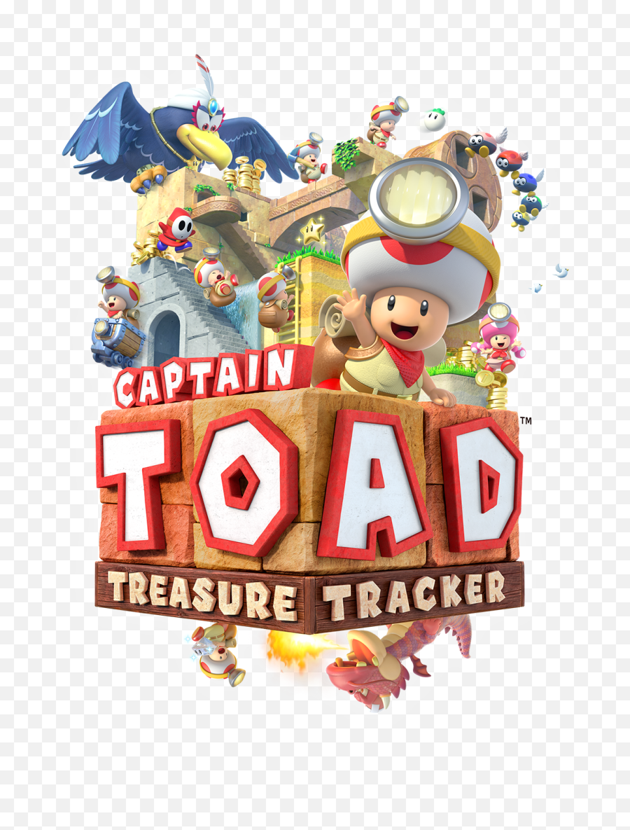 Captain Toad Treasure Tracker Logo Wii U - Nintenfan Captain Toad Treasure Tracker Switch Cover Png,Spyro Reignited Trilogy Logo