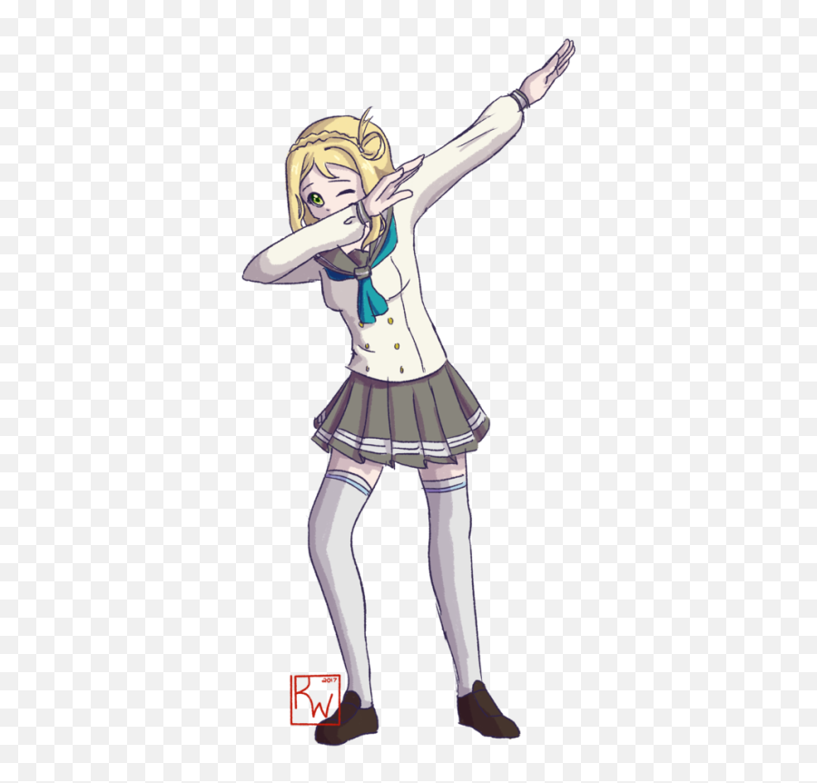 Mari Dab Lovelive - Cartoon Png,Dab Png