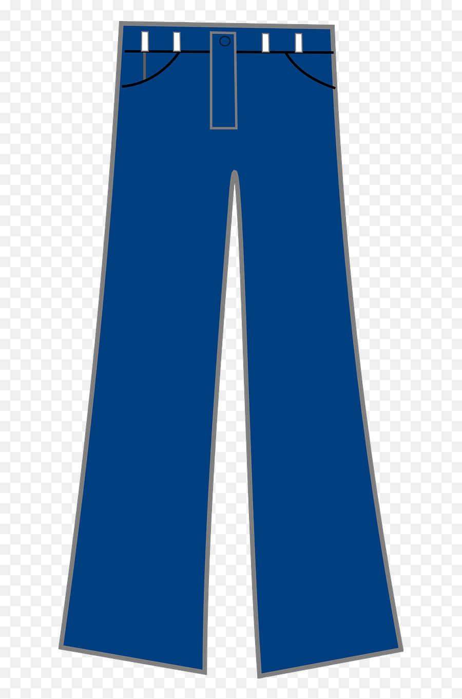 Jeans Pants Blue - Blue Jeans Clip Art Png,Blue Jeans Png