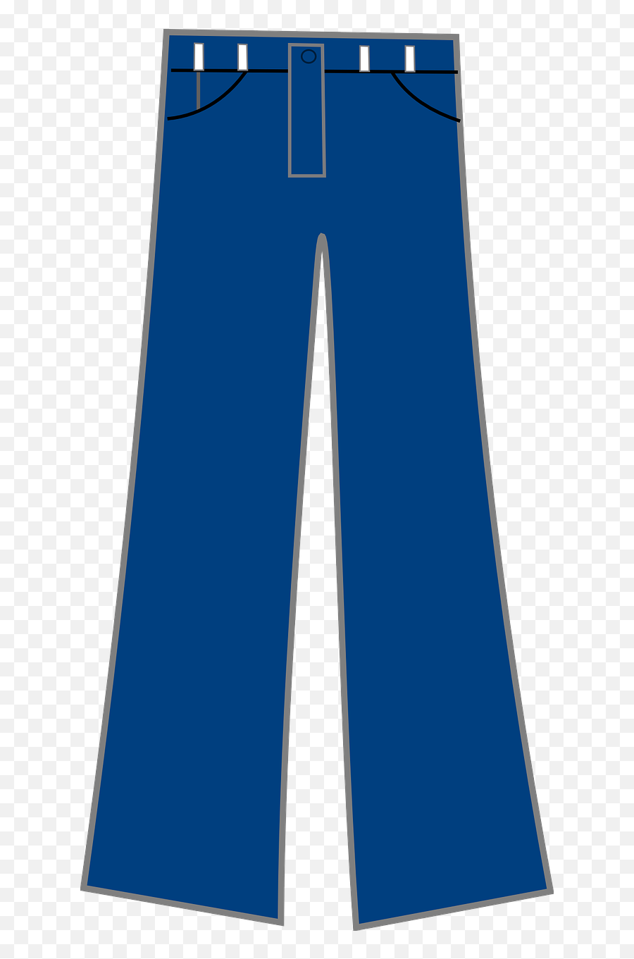 Jeans Pants Blue - Blue Jeans Clip Art Png,Blue Jeans Png - free ...