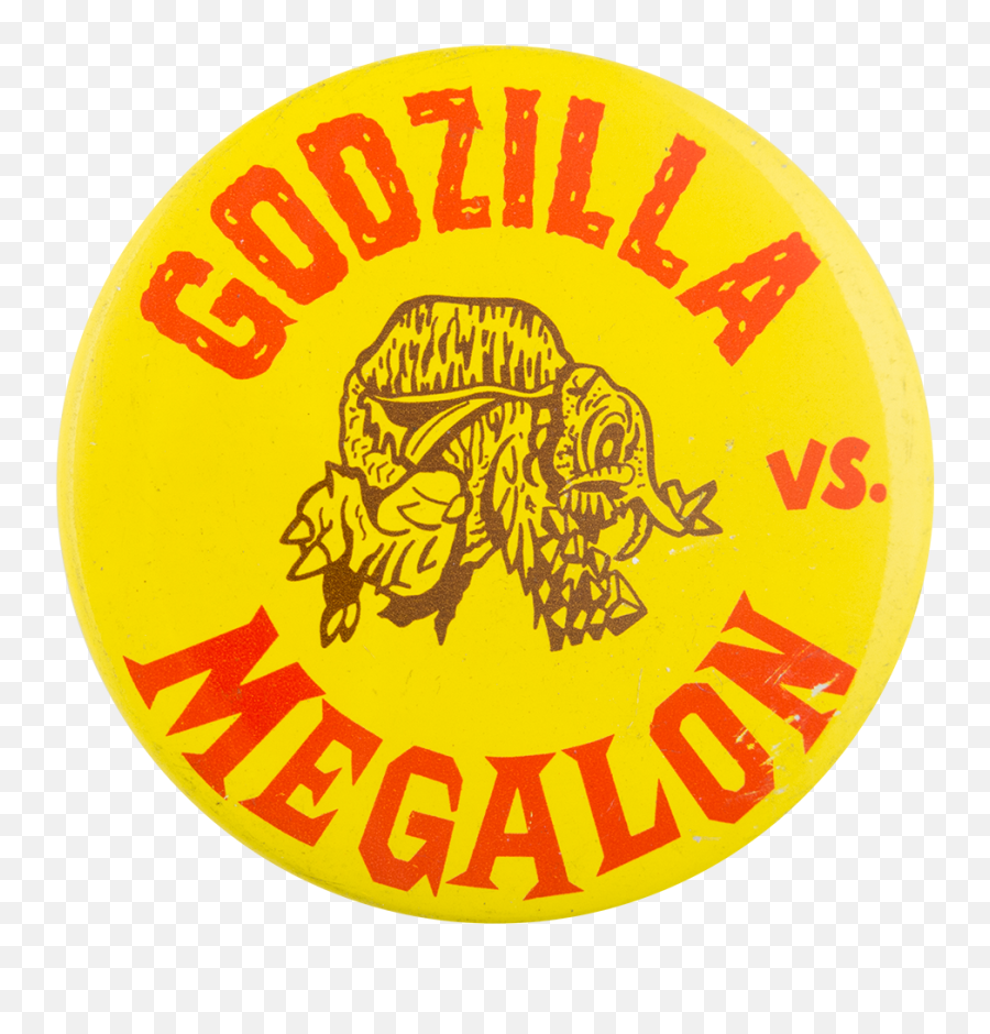 Godzilla Vs Megalon Busy Beaver Button Museum - Emblem Png,Godzilla Transparent Background