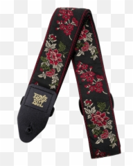 Ernie Ball Red Rose Full Size Png Download Seekpng - Ernie Ball Red Rose Guitar Strap,Ernie Png