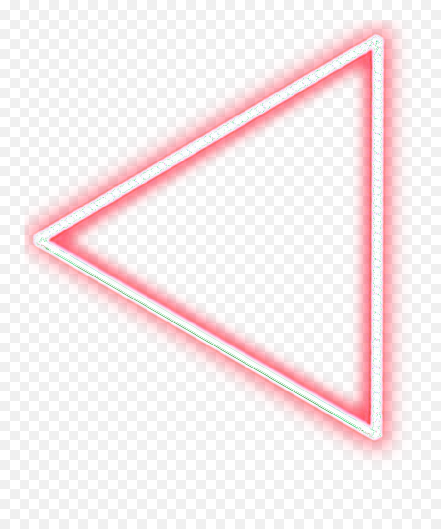 Triangle Png Neon Effect Picsartallpng - Neon Triangle Png For Picsart,Triangle Png Transparent