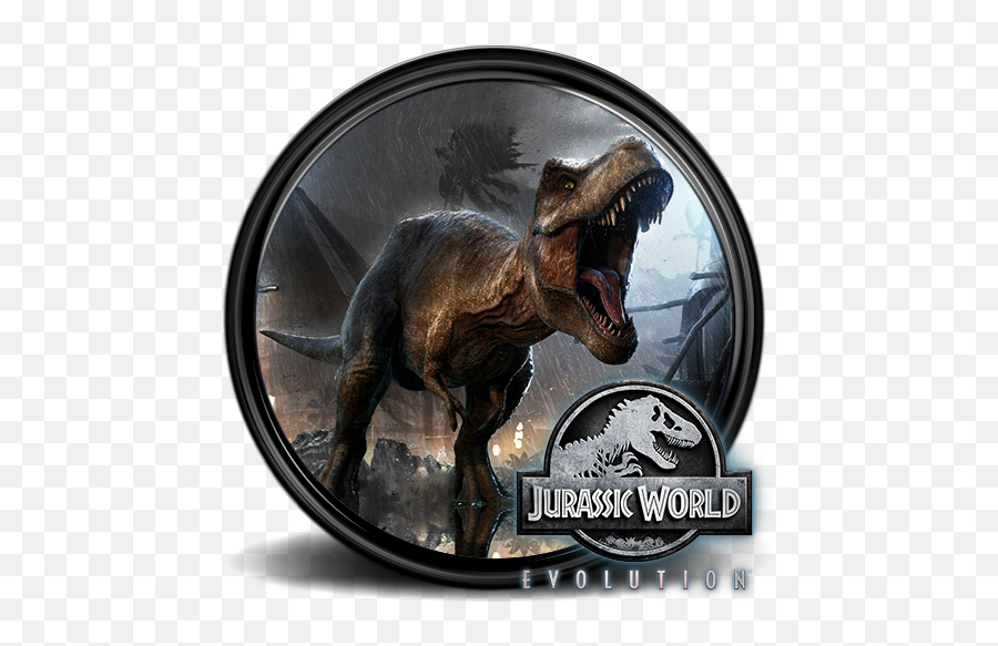 Jurassic World Evolution Png File - Fallen Kingdom T Rex Jurassic World,Jurassic World Evolution Logo