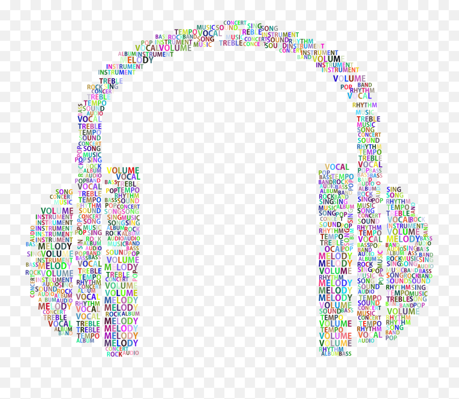 Music Clipart Transparent - Clear Background Headphones Png,Music Lines Png