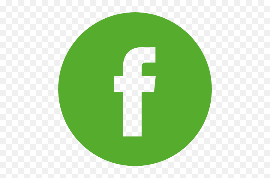 Logo De Facebook Png Verde - Facebook Logo Green Round,Logo De Facebook Png