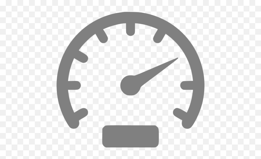 Gray Speedometer Icon - Transparent Background Speedometer Clipart Png,Speedometer Png