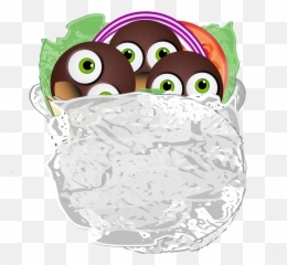 Graphic Falafel Sandwich - Falafel Graphic Png,Falafel Png