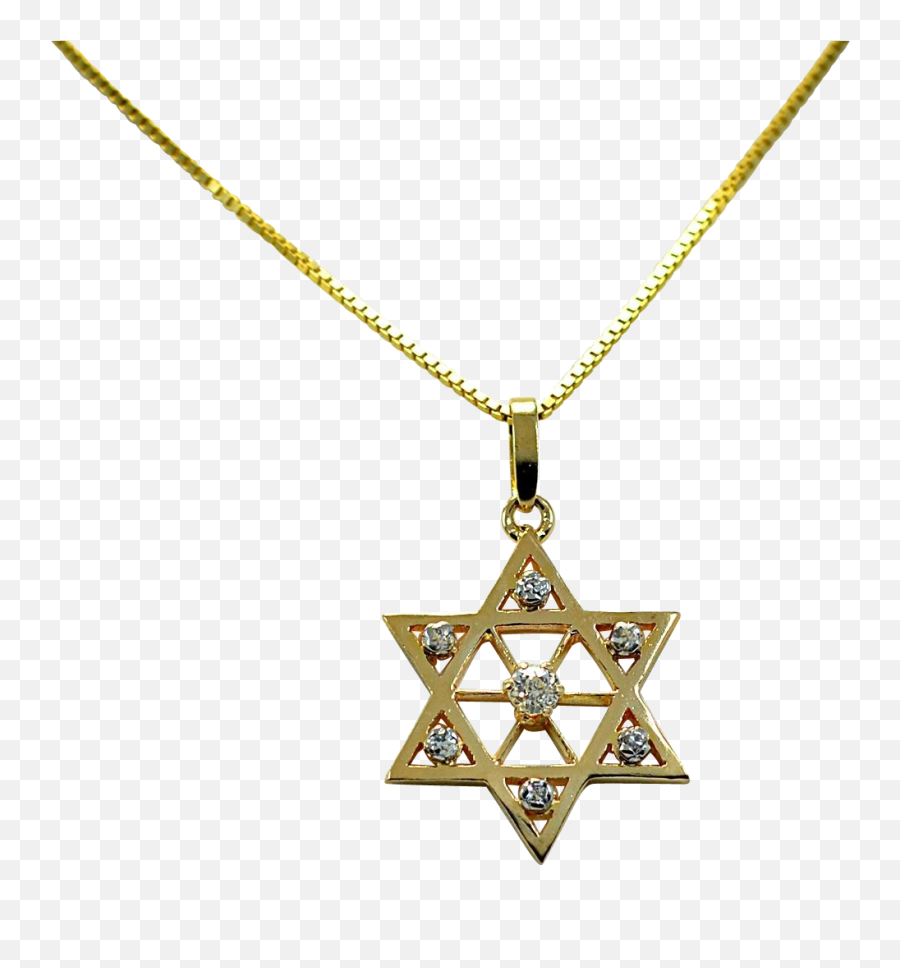 Download Miracle Gold Star Of David Necklace - Star Of David Star Of David Necklace Transparent Background Png,Gold Star Transparent