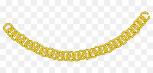 Gold Chain 1 Free Svg - Gold Chain Clipart Png