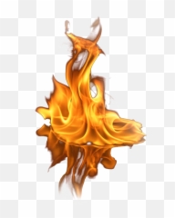 Realistic Fire Transparent Free Png - Background Flame