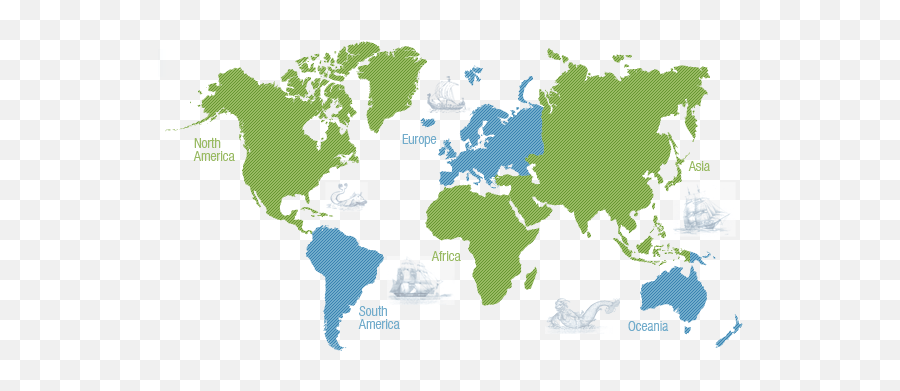 Free - World Map For Report Png,Map Clipart Png
