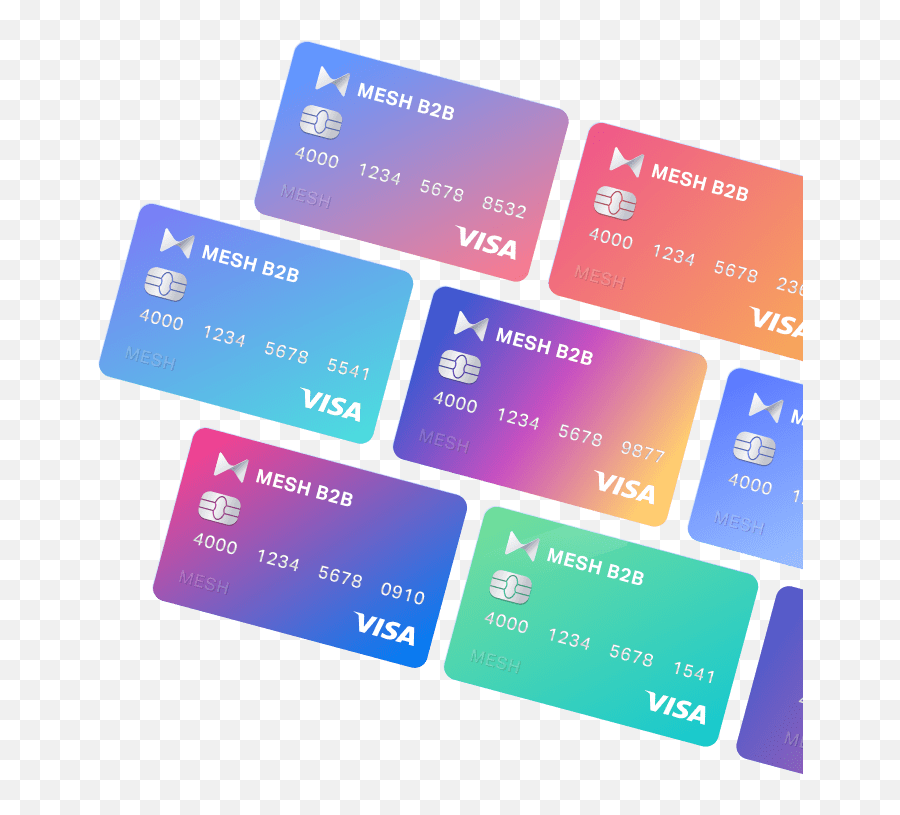 Mesh - Unlimited Business Virtual Cards Gain Control On Visa Png,Cards Png