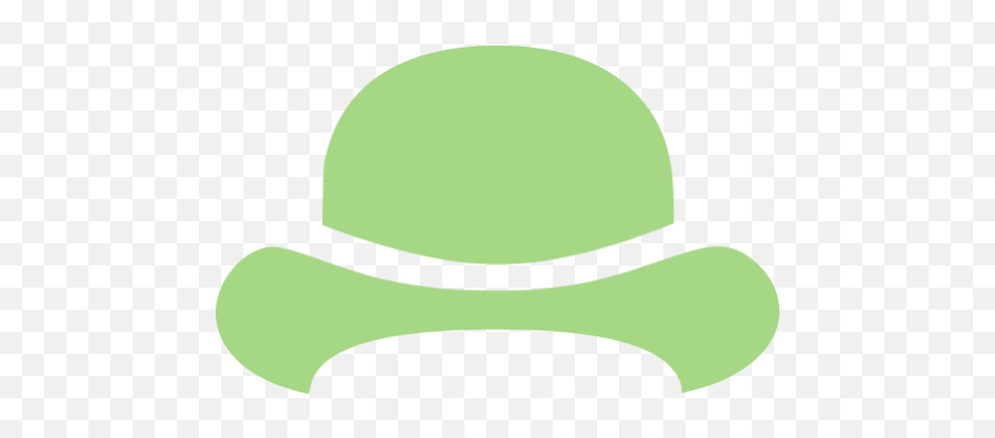 Guacamole Green Bowler Hat Icon - Free Guacamole Green Bowler Hat Png,Bowler Hat Png