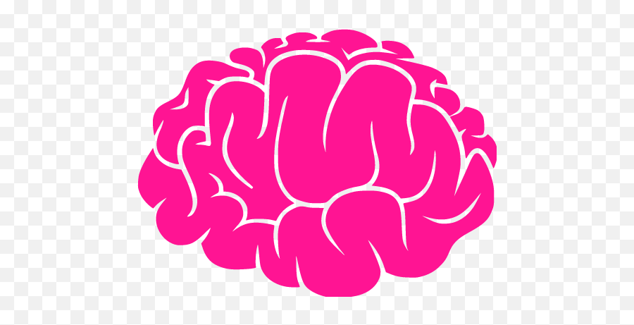 Deep Pink Brain 2 Icon - Free Deep Pink Brain Icons Brain Icon Pink Png,Brain Png
