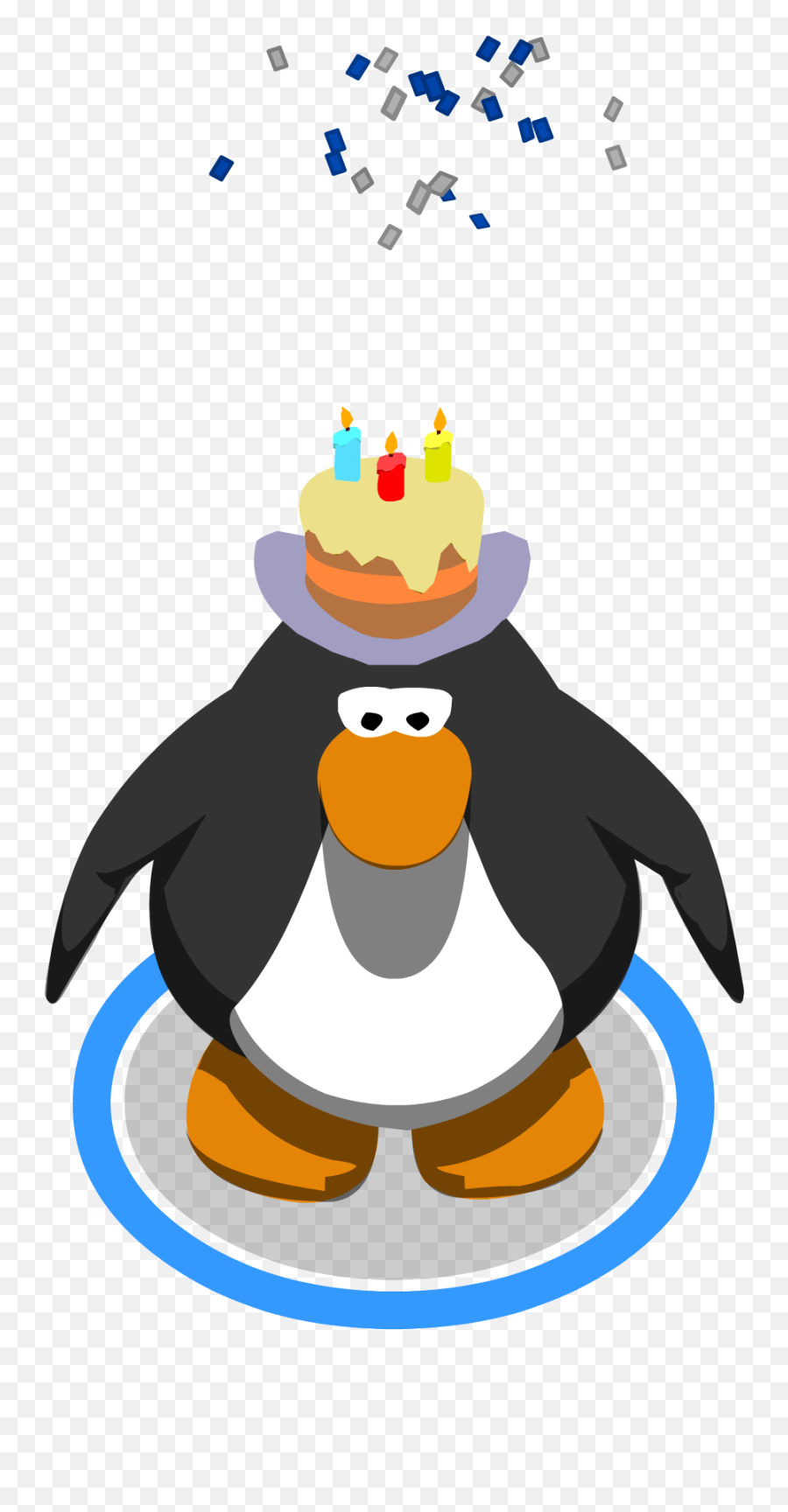 Clipart Penguin Happy Birthday 1770924 - Png Club Penguin Propeller Hat,Birthday Clipart Png