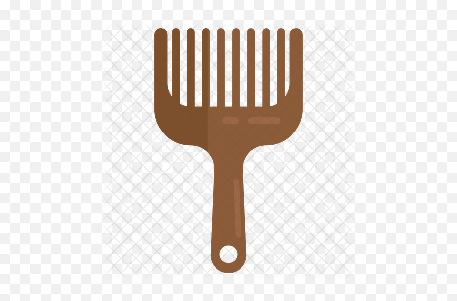 Afro Comb Icon Of Flat Style - Brush Png,Comb Png