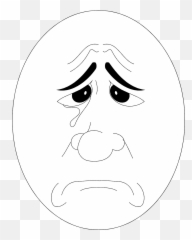 Stock Photo A Sad Face Clipart Png - Circle,Sad Mouth Png