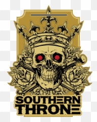 Southern Throne Jiu Jitsu Gi U0026 No - Rose Skull Coloring Pages Png,Throne Logo