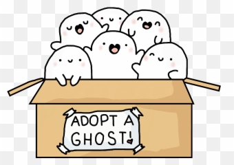 Download Cute Clipart Ghost - Kawaii PNG Halloween