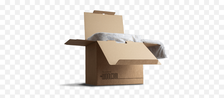 Insulated Food Delivery Boxes Woolcool Packaging - Woolcool Packaging Png,Cardboard Box Transparent