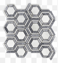 Kaleidoscope Pearl White With Pacific Gray Honed - Monochrome Png,Kaleidoscope Png
