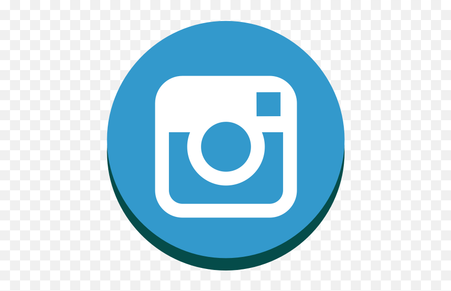 Instagram Round Social Media Icon - Instagram Logo Emoji Png,Round Png