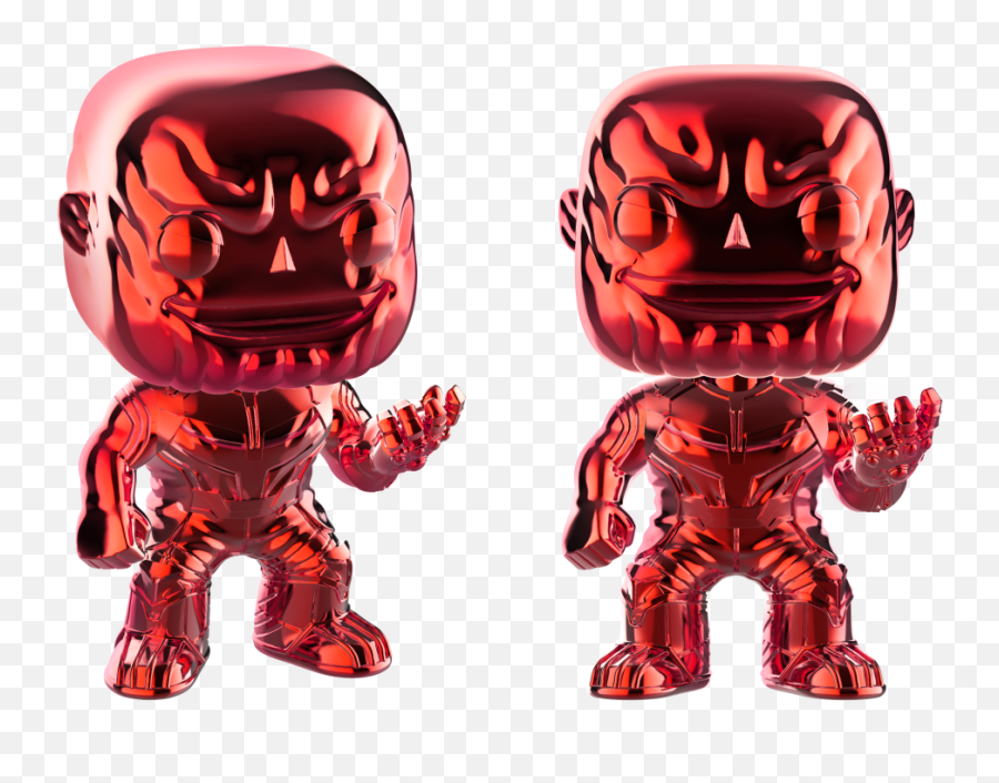 Funko Pop Marvel Infinity War - Thanos Red Chrome Walmart Exclusive Pop Thanos Red Chrome 289 Png,Thanos Fortnite Png