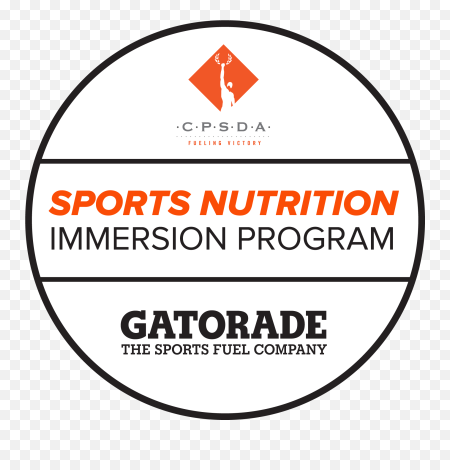 Sports Nutrition Immersions Snip - Cpsda Sportsrdorg Cpsda Png,Gatorade Logo Png