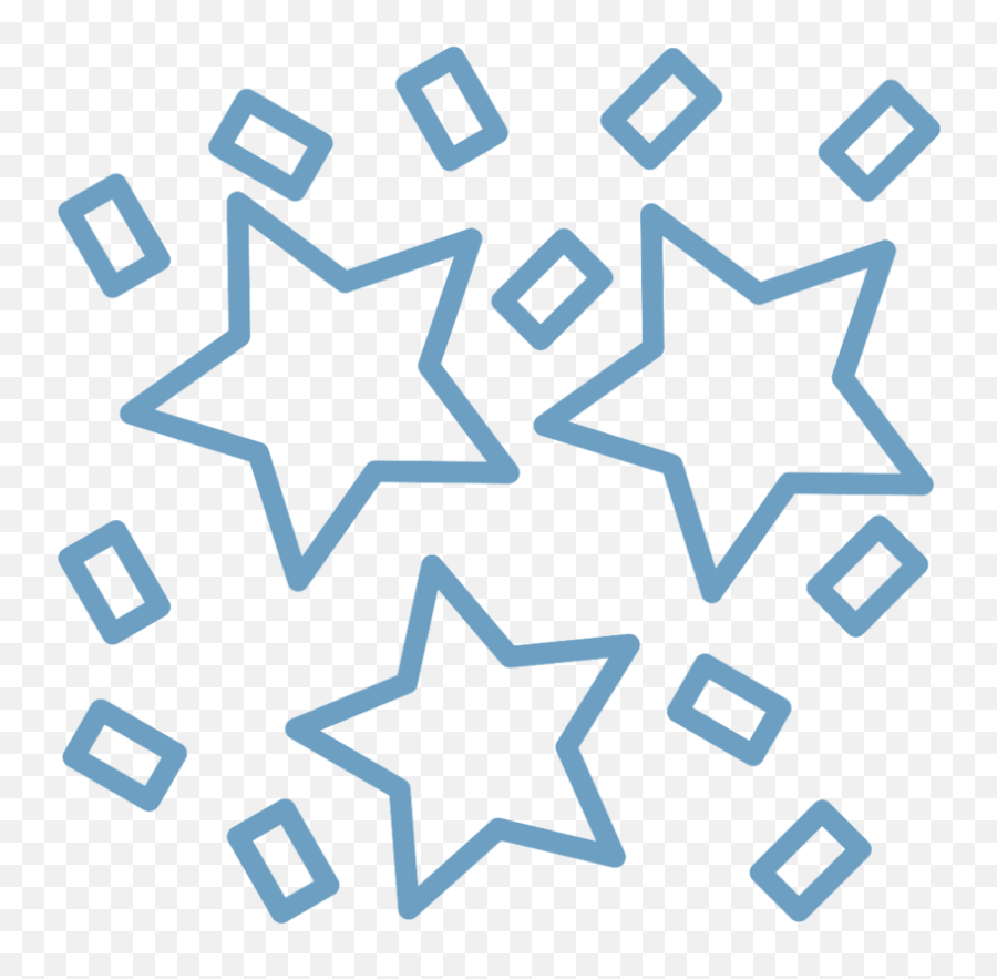 Download Stars And Confetti Png Image With No Background - Doodle Stars And Moon Png,Blue Confetti Png