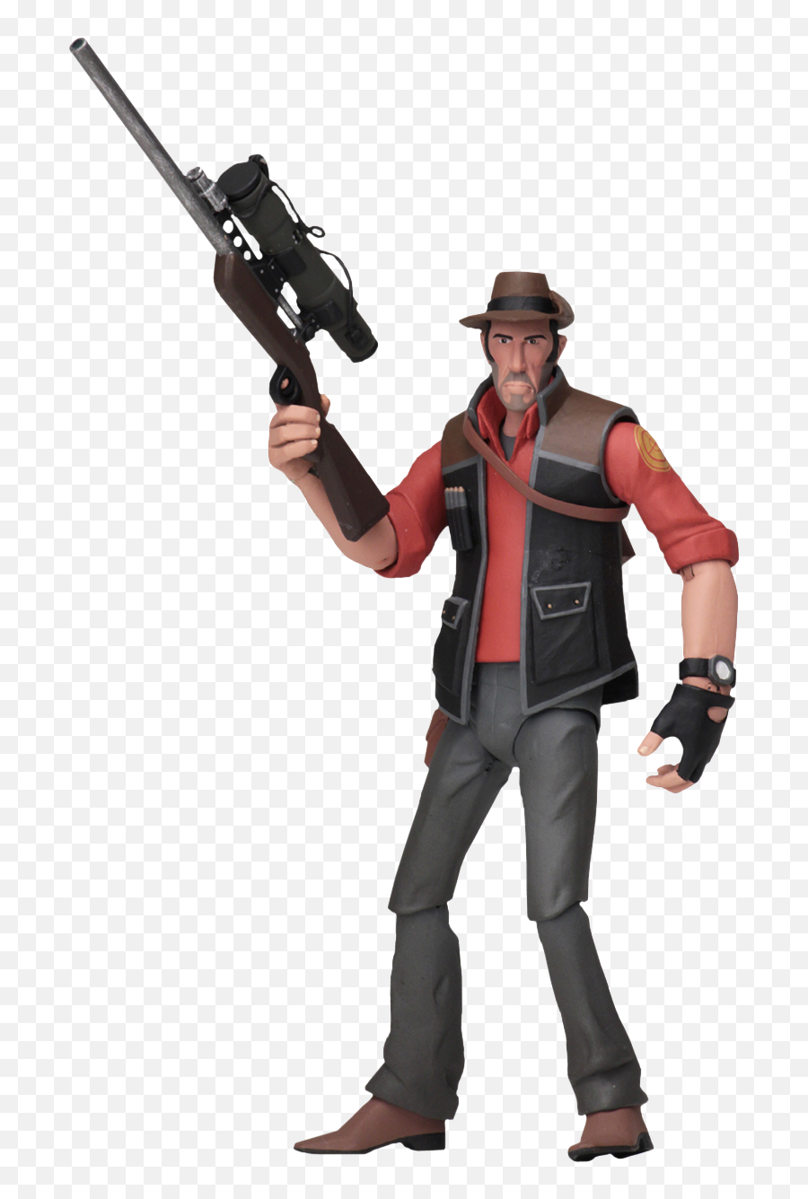 Red Sniper Series 4 Scale Action - Fictional Character Png,Scale Figures Png