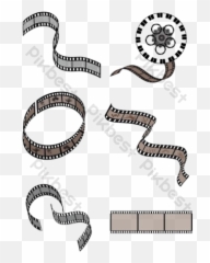 Film Video Reel Logo With Letter Png Images Ai Free - Dot