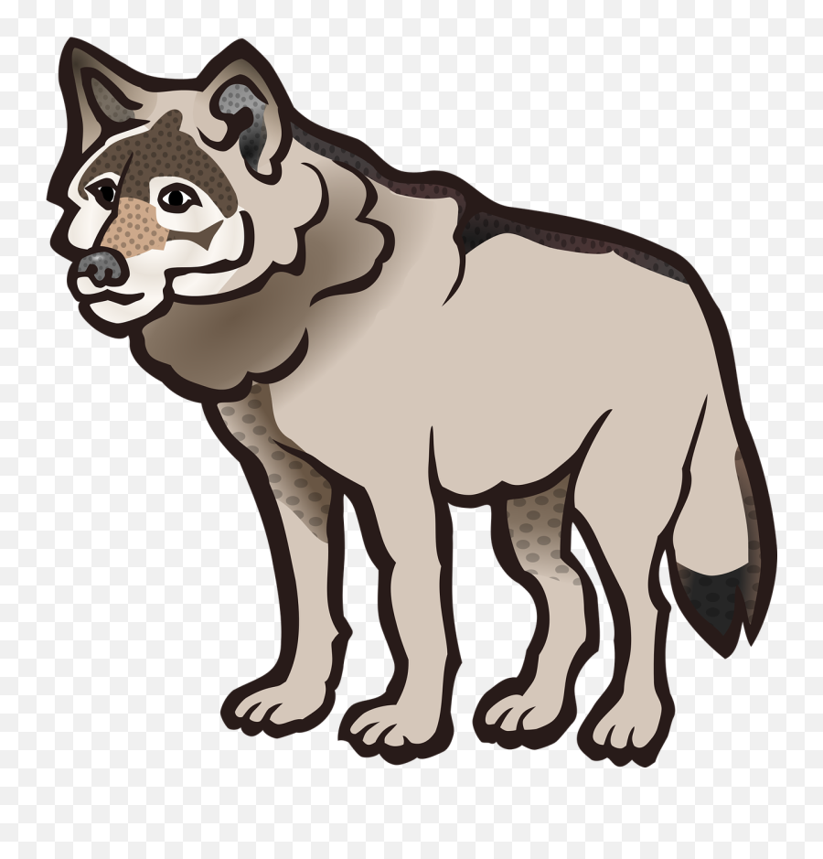 Wolf Animal Canine Cartoon Png Picpng - Free Clipart Wolf,Wolf Cartoon Png