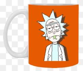 Tiny Rick Png - Rick And Morty Tiny Mug Cup Gift Glitch