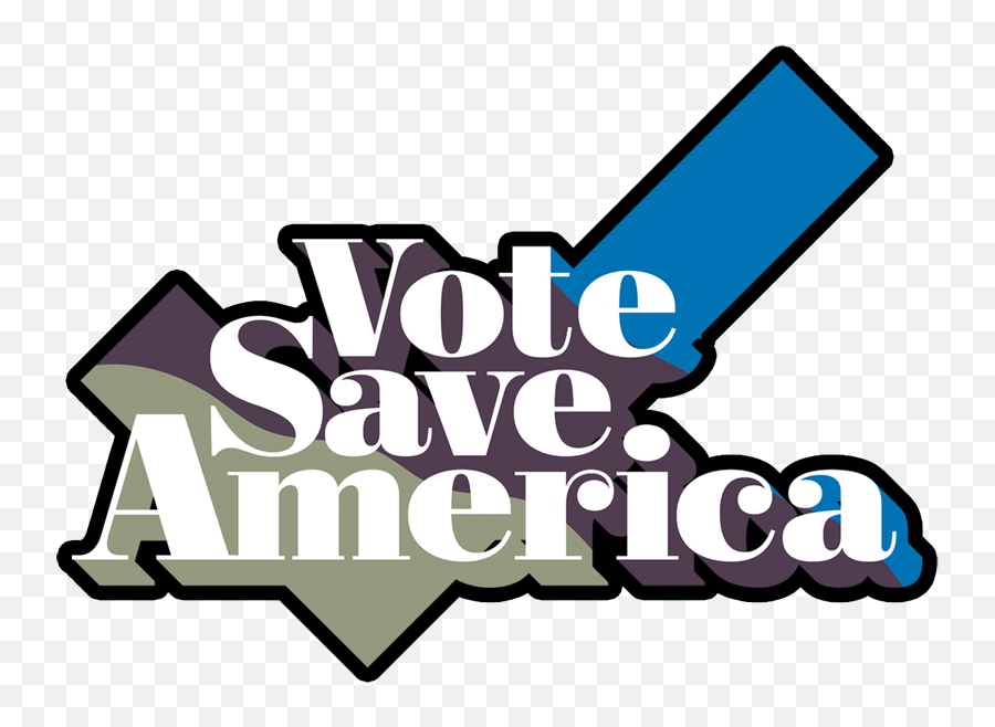 Download Hd Vote Save America Sticker Pack - Vote Save Vote Save America Logo Png,Democrat Png