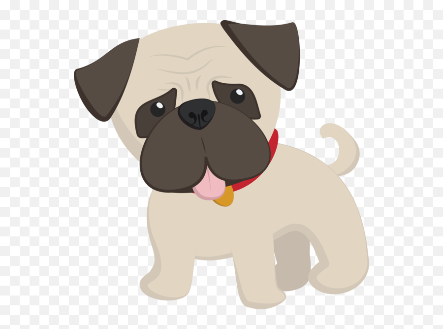 Dog Paw Puppy Love Pug Clipart - Dog Clipart Animals Clip Art Soft Png,Pug Transparent