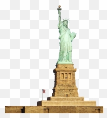 Estatua De La Libertad W Base Psd - Statue Of Liberty Full png