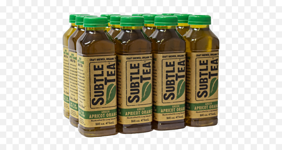 Green Apricot Orange - Subtle Tea Case 12 Bottles Free Shipping U2014 The Subtle Tea Company Png,Orang Png