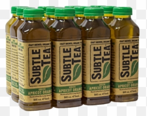 Green Apricot Orange - Subtle Tea Case 12 Bottles Free Shipping U2014 The Subtle Tea Company Png,Orang Png