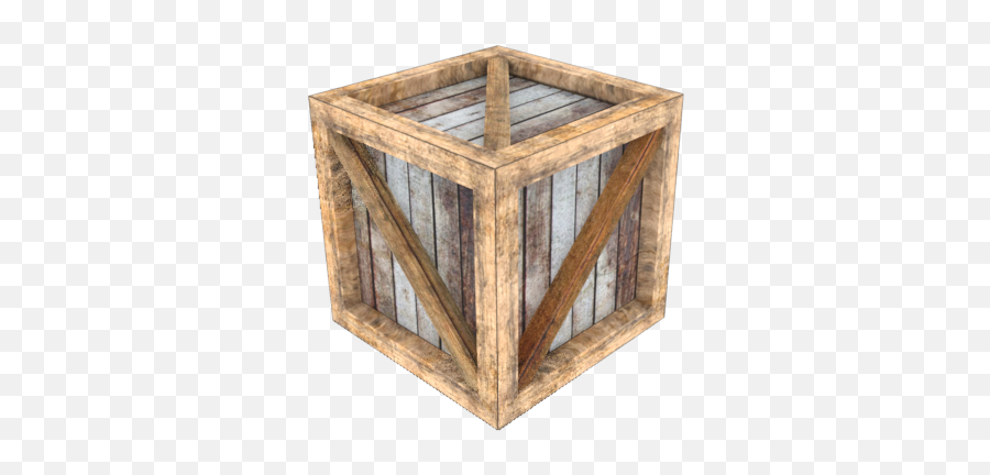 Download Crate Render - Solid Png,Crate Png