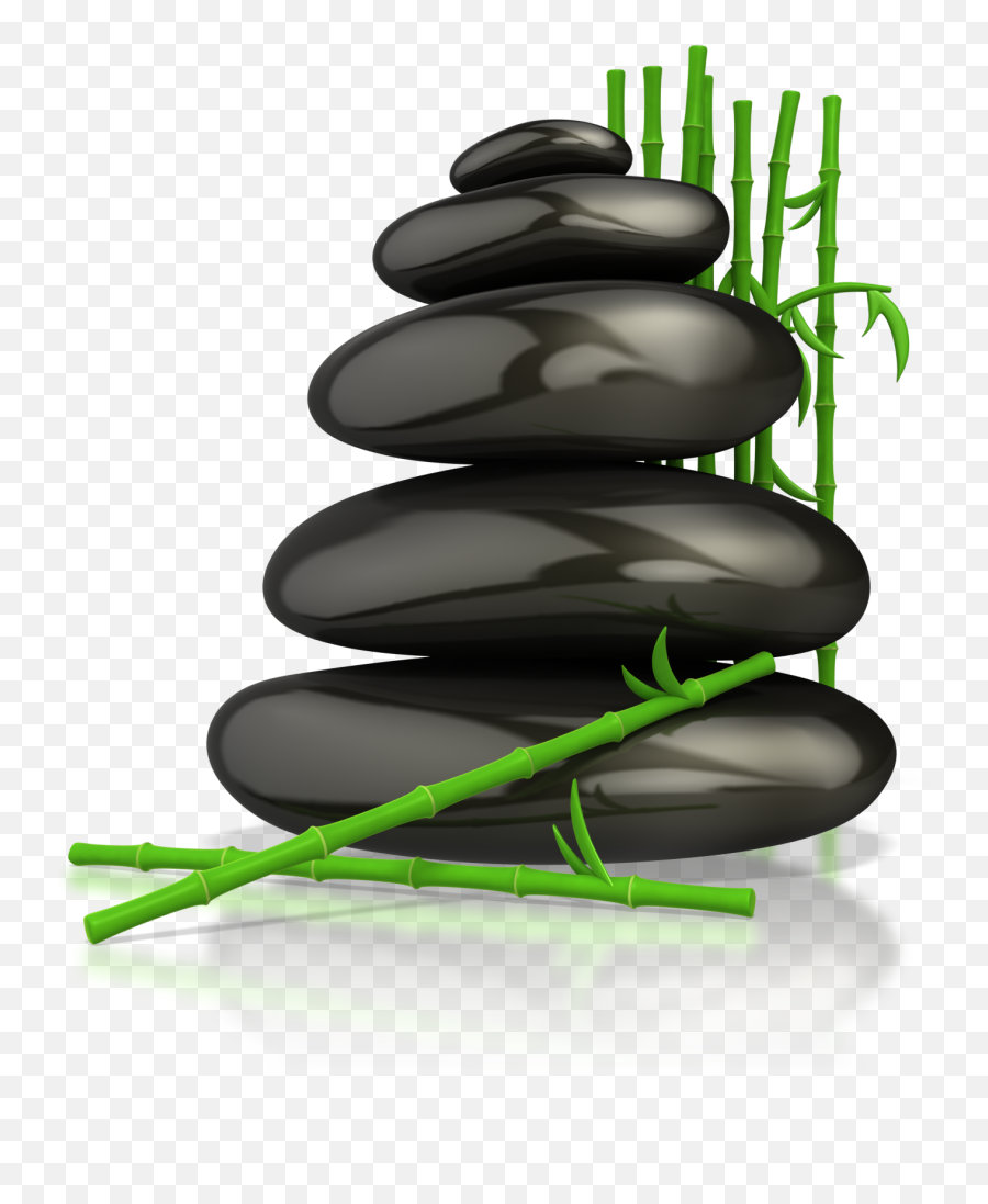 Massage Stones - Bamboo And Stone Spa Png,Floating Rocks Png
