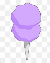 Purple Cotton Candy Png Image With - Clipart