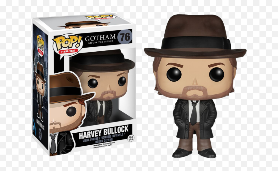 Gotham - Harvey Bullock Pop Vinyl Figure Gotham Funko Pop Png,Scumbag Hat Png