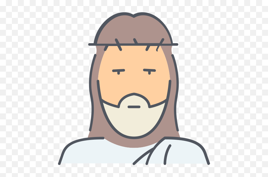 Jesus Png Icon - Cartoon,Jesus Face Png - free transparent png images -  