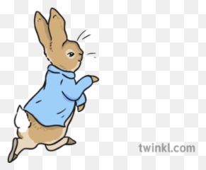 Peter Rabbit Illustration - Twinkl Peter Rabbit Black And White Png,Peter Rabbit Png
