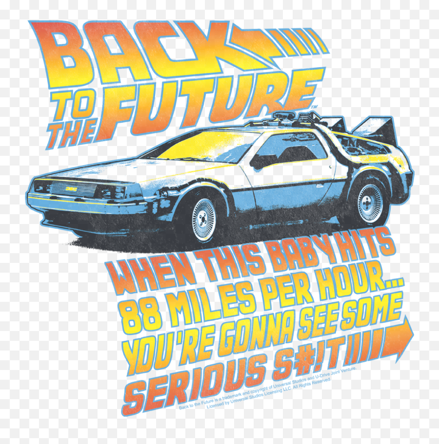 Back To The Future Car - Back To The Future Png Download Back To The Future,Back Of Car Png