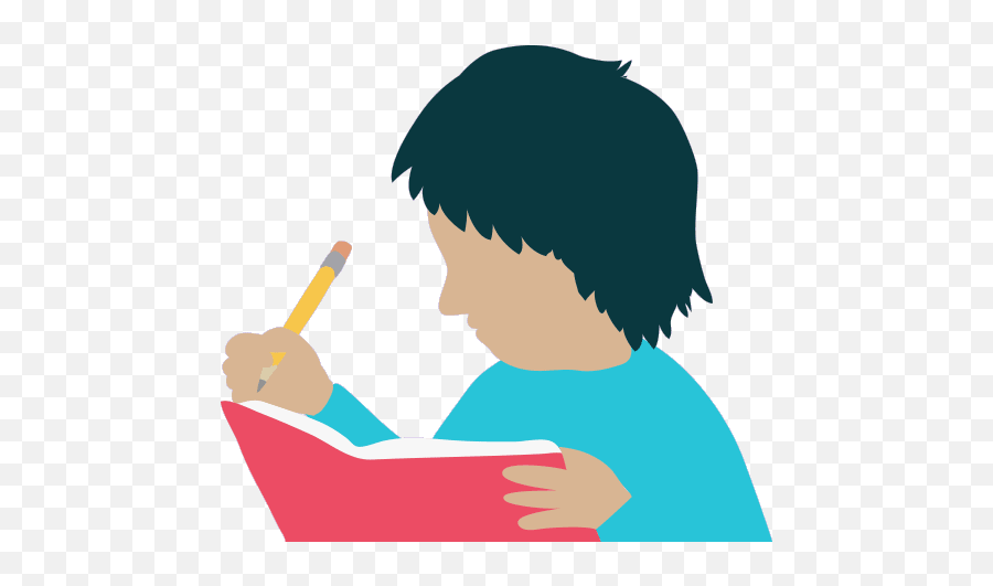 Learning Disabilities In Children - Transparent Cartoon Writing Clipart Gif Png,Writing Png