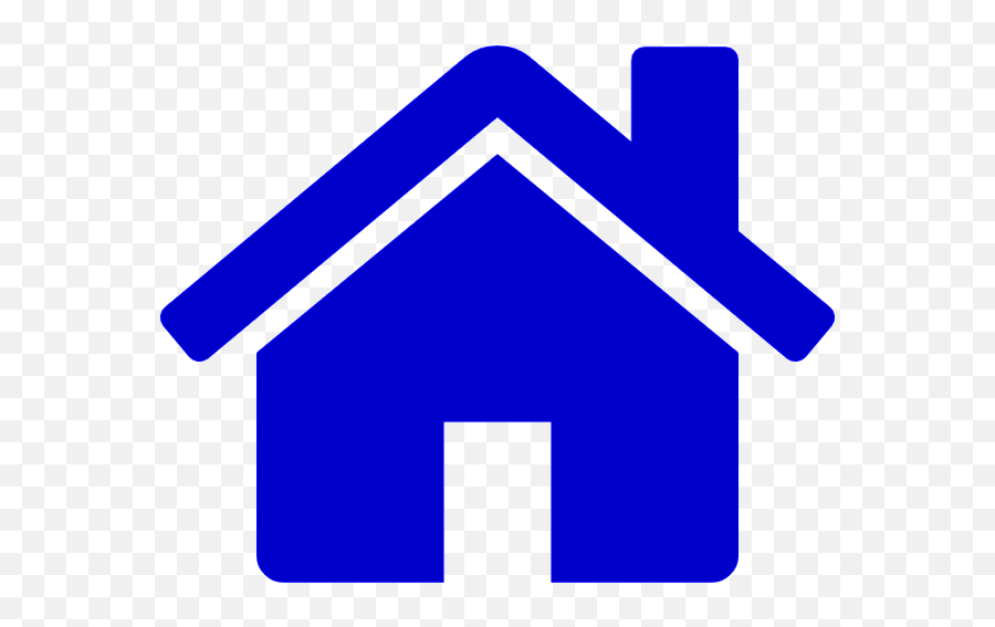 House Icon Blue Png Transparent - Home Icon Png Blue,Home Plate Icon